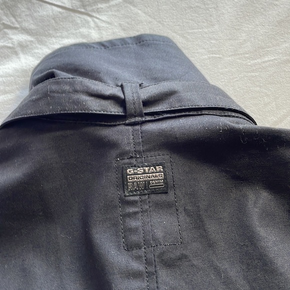 G-Star - Men’s Lightweight Black Trench, Size Small - Picture 4 of 8